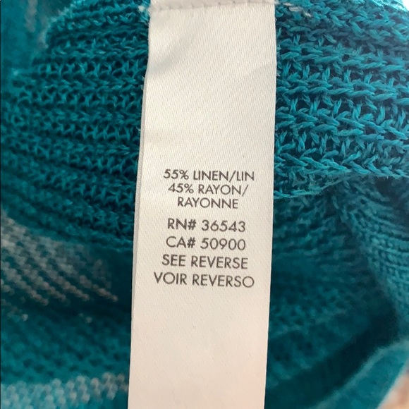 Calvin Klein Teal Cardigan - Picture 4 of 4